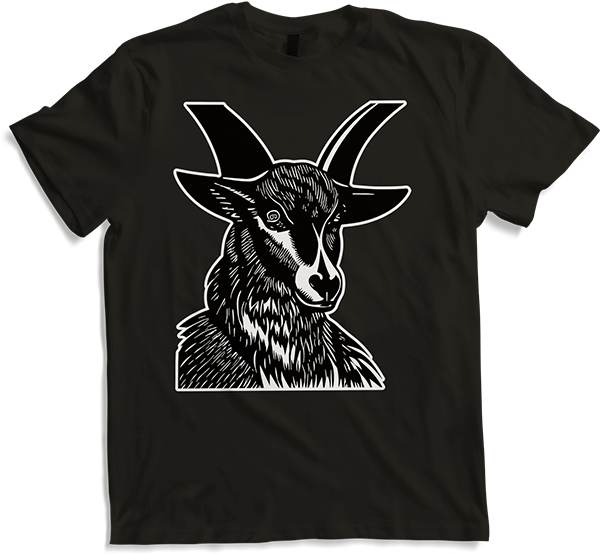 Produktbild von T-Shirt Goat Baphomet Demon Black Metal Luzifer Satan Satanist