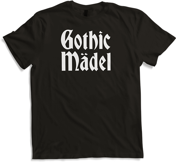 Produktbild von T-Shirt Gothic Mädel Goth Dark Wave Batcave Spruch Gothic Mädchen