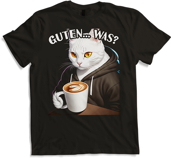 Produktbild von T-Shirt Guten Was? Freche Frauen Sprüche Kaffee Spruch Morgenmuffel