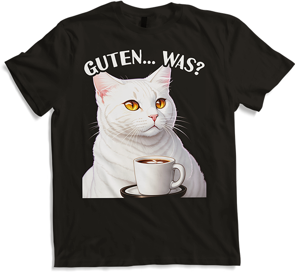 Produktbild von T-Shirt Guten Was? Freche Frauen Sprüche Kaffee Spruch Morgenmuffel