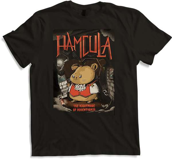 Produktbild von T-Shirt HAMCULA Dsungarischer Zwerghamster Luster Hamster Spruch