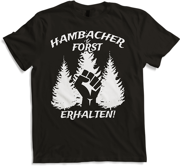 Produktbild von T-Shirt Hambacher Forst erhalten!