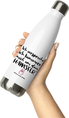 Produktbild von Thermosflasche von Hand gehalten Hamster | Genervte Eltern | Lustiger Spruch | Nager | Mama