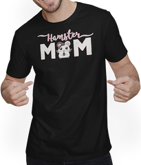 Produktbild von T-Shirt mit Mann Hamster MUM | Lustiger süßer Zwerghamster & goldener Hamster