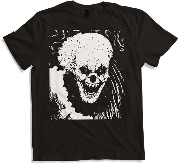 Produktbild von T-Shirt Horror Clown Gruseliger Halloween Horror Film Evil Clowns