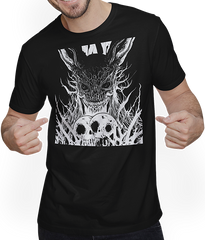 Produktbild von T-Shirt mit Mann Horror Lucifer Hell Art Okult Devil Death Metal Satan