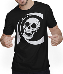 Produktbild von T-Shirt mit Mann Horror Skull Art Totenkopf Gothic Heavy Metal
