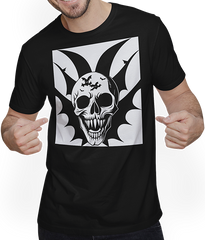 Produktbild von T-Shirt mit Mann Horror Skull Skull Art Skull Gothic Heavy Metal