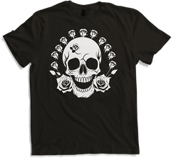 Produktbild von T-Shirt Horror Skull Totenkopf Kunst Totenkopf Gothic Heavy Metal