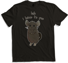 Produktbild von T-Shirt Huh I Have To Poo Funny Chinchilla Spruch
