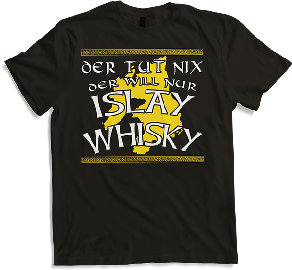 Produktbild von T-Shirt Islay Whisky Rauchiger torfiger Single Malt Insel Schottland