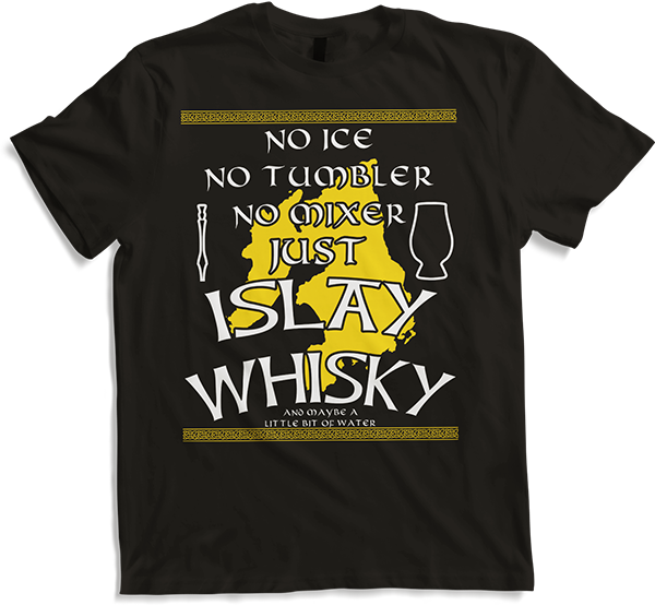 Produktbild von T-Shirt Islay Whisky Smoky Torf Single Malt Island Scotch