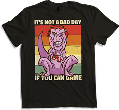 Produktbild von T-Shirt It's Not A Bad Day If You Can Game T-Rex Zocker Gamer Spruch