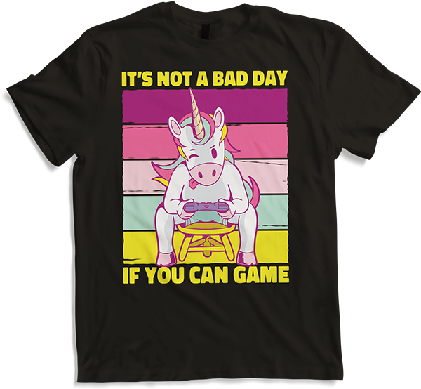Produktbild von T-Shirt It's Not A Bad Day If You Can Game Zocker Gamer Spruch