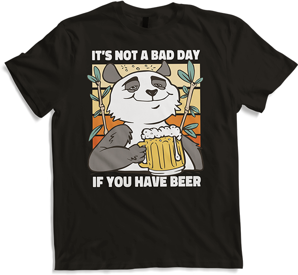 Produktbild von T-Shirt It's Not A Bad Day If You Have Beer Bier Spruch Biertrinker