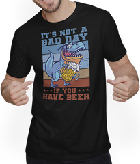 Produktbild von T-Shirt mit Mann It's Not A Bad Day If You Have Beer Spruch Drinker Pub Pub