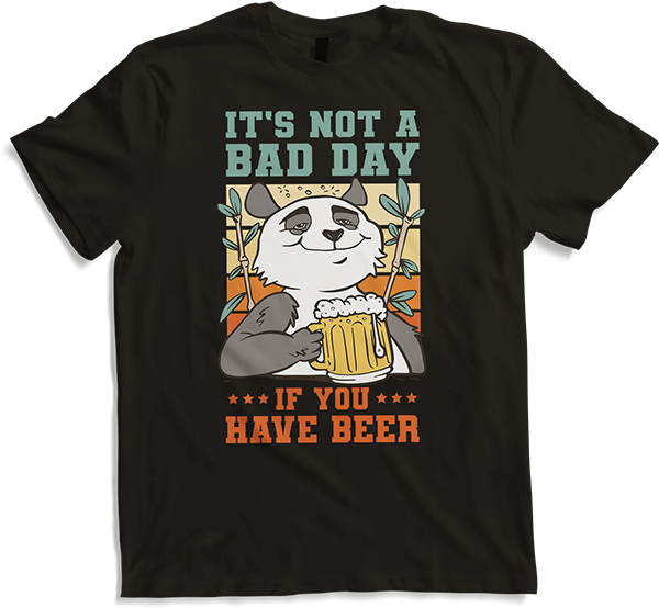 Produktbild von T-Shirt It's Not A Bad Day If You Have Beer Spruch Drinker Pub Pub