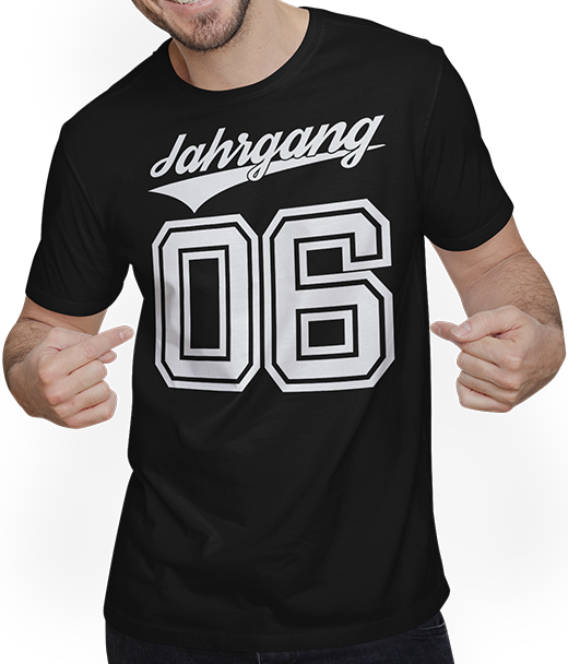Produktbild von T-Shirt mit Mann Jahrgang 2006 Jugendliche Teen 16 Geburtstag Mädchen Jungen