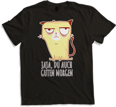 Produktbild von T-Shirt Jaja, Du auch Guten Morgen Morgenmuffel Gelaunte Katze