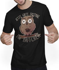 Produktbild von T-Shirt mit Mann Jetzt gibt's erstmal ein Käffchen Eulen Kaffee Sprüche Eule