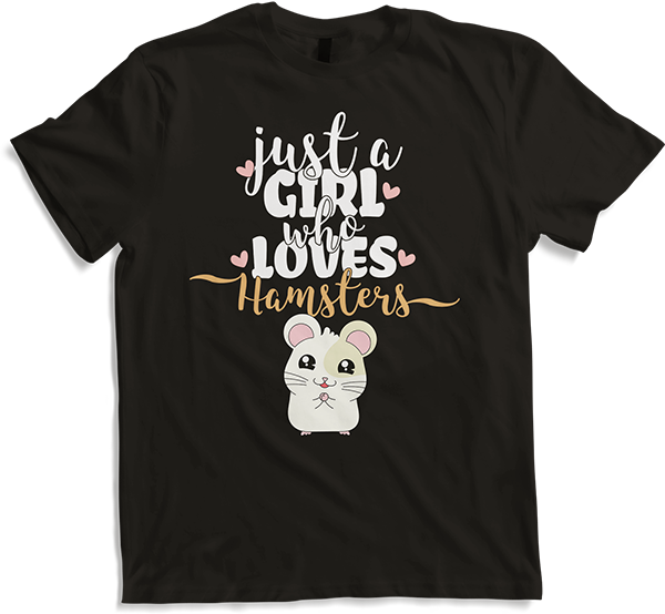 Produktbild von T-Shirt Just A Girl Who Loves Hamsters | Lustiger Hamster