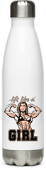 Produktbild von Edelstahlflasche Lift Like a Girl Lustige weibliche Bodybuilding Frau Spruch