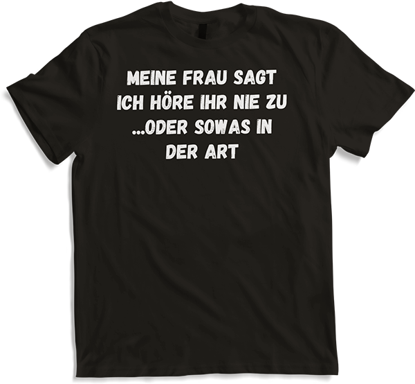 Produktbild von T-Shirt Lustige Ehemänner Sprüche für humorvolle Ehepaare Ehefrau