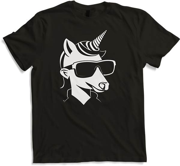 Produktbild von T-Shirt Lustige Einhörner tragen Sonnenbrille cooles Einhorn