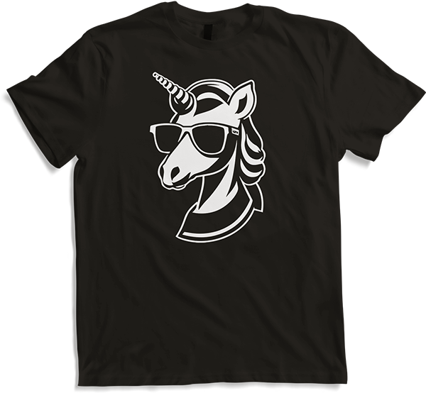Produktbild von T-Shirt Lustige Einhörner tragen Sonnenbrille cooles Einhorn