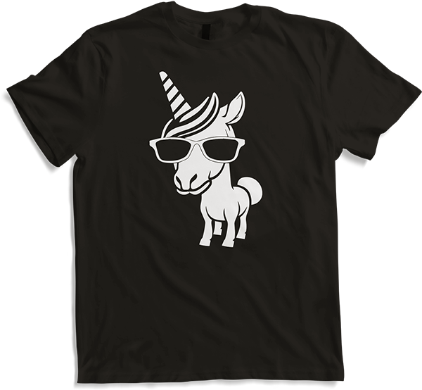 Produktbild von T-Shirt Lustige Einhörner tragen Sonnenbrille cooles Einhorn