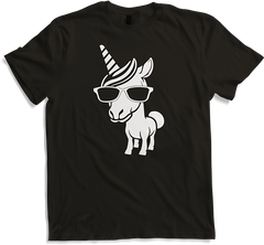 Produktbild von T-Shirt Lustige Einhörner tragen Sonnenbrille cooles Einhorn