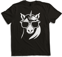 Produktbild von T-Shirt Lustige Einhörner tragen Sonnenbrille cooles Einhorn
