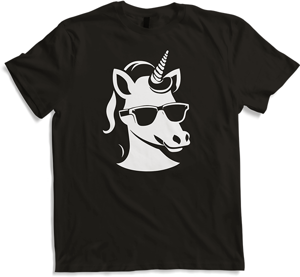 Produktbild von T-Shirt Lustige Einhörner tragen Sonnenbrille cooles Einhorn