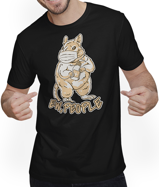 Produktbild von T-Shirt mit Mann Lustige Ew People Ratte Spruch Niedliche ausgefallene Ratten Frauen Haustier Ratte