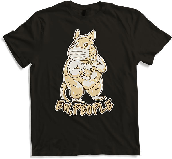 Produktbild von T-Shirt Lustige Ew People Ratte Spruch Niedliche ausgefallene Ratten Frauen Haustier Ratte