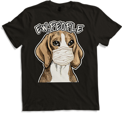 Produktbild von T-Shirt Lustige Ew People Spruch Hund Beagle trägt Gesichtsmaske Beagles