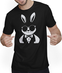 Produktbild von T-Shirt mit Mann Lustige Hasen-Sonnenbrille Cool Sunglas Rabbit