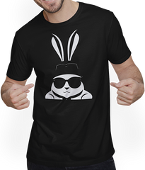Produktbild von T-Shirt mit Mann Lustige Hasen-Sonnenbrille Cool Sunglas Rabbit