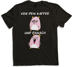 Produktbild von T-Shirt Lustige Kaffee Sprüche | Hamster | Geschenk für Morgenmuffel