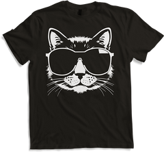 Produktbild von T-Shirt Lustige Katze mit Sonnenbrille Kätzchen Sunglas Katzen