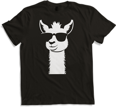 Produktbild von T-Shirt Lustige Lama trägt Sonnenbrille Cool Llamas
