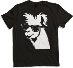 Produktbild von T-Shirt Lustige Lama trägt Sonnenbrille Cool Llamas