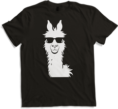 Produktbild von T-Shirt Lustige Lama trägt Sonnenbrille Cool Llamas