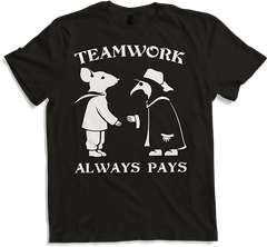Produktbild von T-Shirt Lustige Ratte Spruch Teamwork Always Pays Fancy Rats Pet Rat