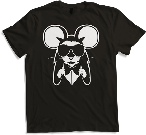 Produktbild von T-Shirt Lustige ausgefallene Ratten mit Sonnenbrille Haustier Ratte