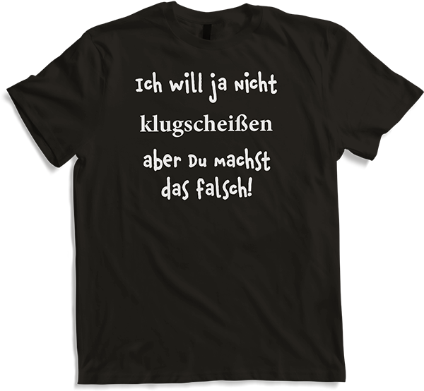 Produktbild von T-Shirt Lustiger Besserwisser Spruch | Handwerker Kollegen Chef