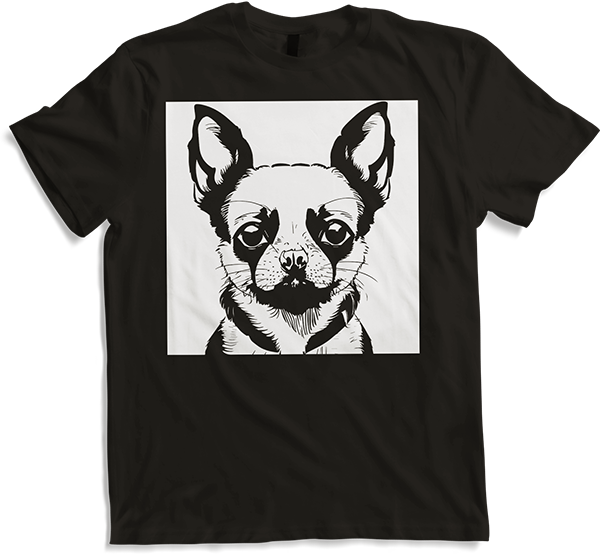 Produktbild von T-Shirt Lustiger Chihuahua mit Sonnenbrille Chihuahuas