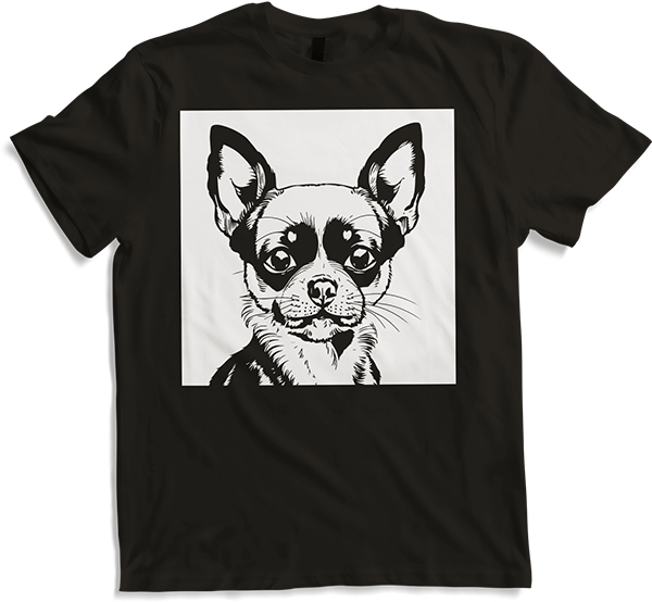 Produktbild von T-Shirt Lustiger Chihuahua mit Sonnenbrille Chihuahuas