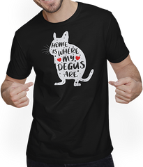 Produktbild von T-Shirt mit Mann Lustiger Degu Spruch | Octodon Degus Zubehör Spaß