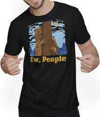 Produktbild von T-Shirt mit Mann Lustiger Ew People Spruch Bär Wanderer Wald Natur